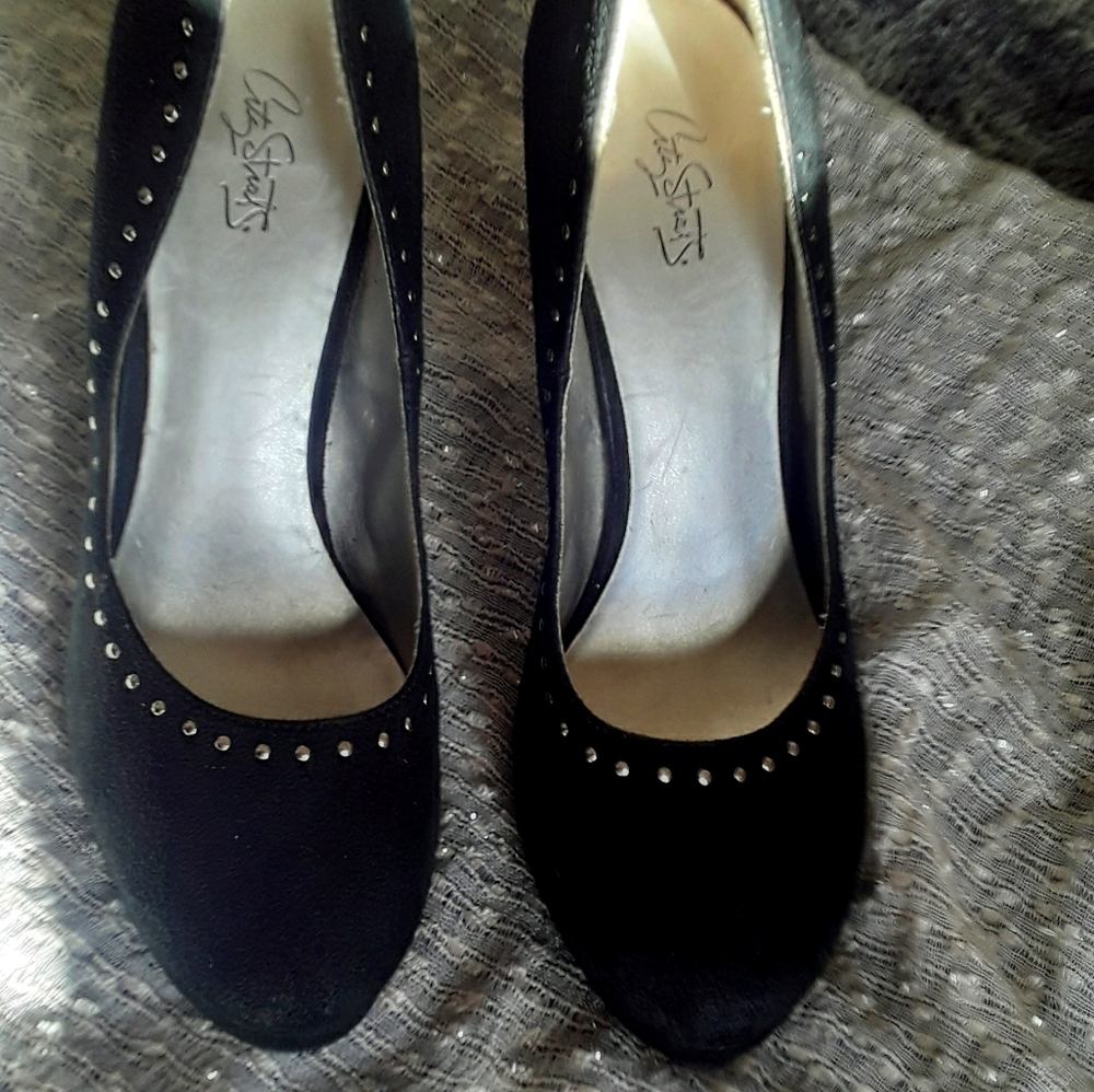 Black 5" heels